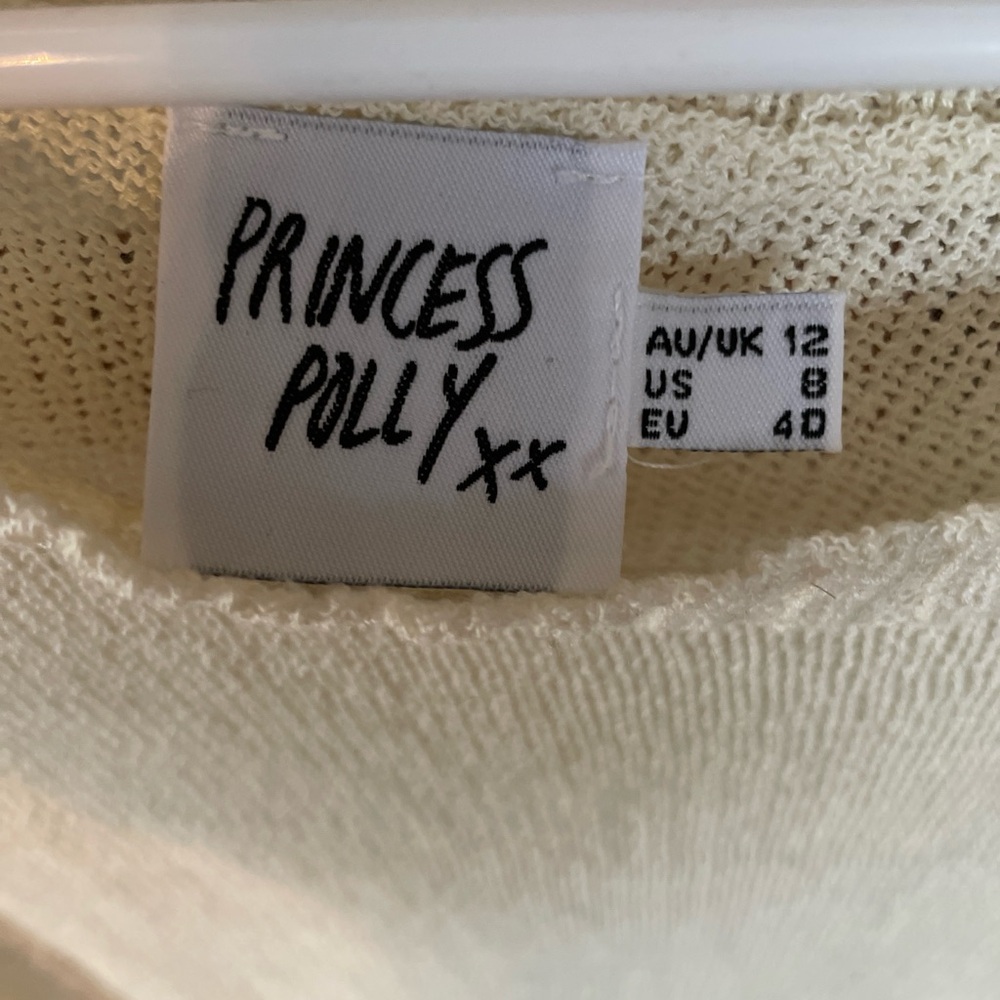 Princess Polly Cream Sweater